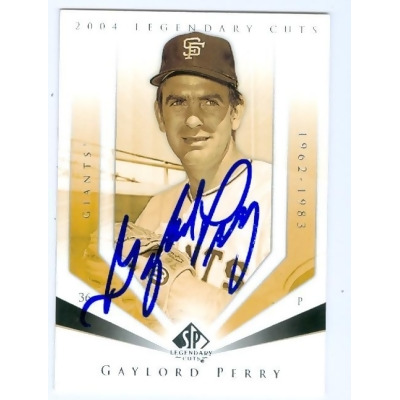 Lot Detail - 1962 Gaylord Perry Autographed San Francisco Giants Rookie  Home Jersey (Apparent Photomatch) - Sports Investors & Beckett LOAs