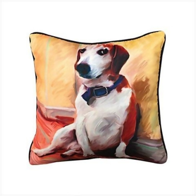 Manual Woodworkers and Weavers SLBBBG Paws And Whiskers Being A Beagle Printed Pillow 18 X 18 in. 