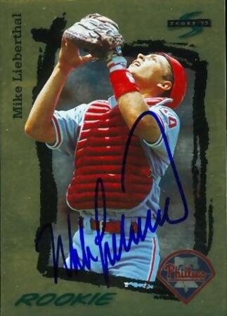 Mike Lieberthal autographed Baseball Card (Philadelphia Phillies
