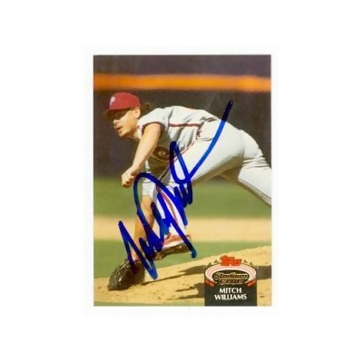 Mitch Williams autographed Baseball