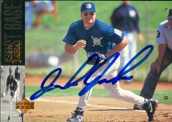 Autograph Warehouse 47867 John Jaha Autographed Baseball Card Milwaukee  Brewers 1994 Upper Deck No .476 at 's Sports Collectibles Store
