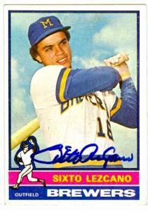 Sixto Lezcano Autographed Memorabilia