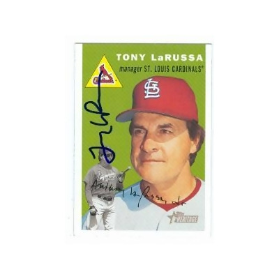 So, I bought a Tony LaRussa autographed baseball today, complete