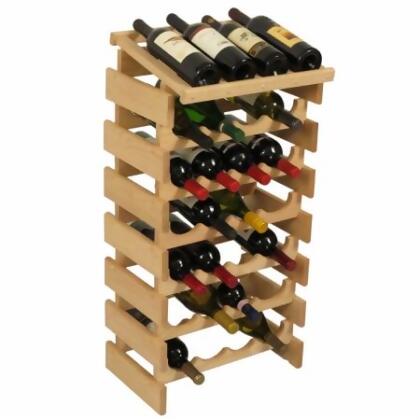 Wooden Mallet WRD46UN 28 Bottle Dakota Wine Rack with Display Top 