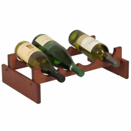 Wooden Mallet WR41MH 4 Bottle Dakota Wine Rack 