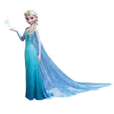 Roommates RMK2371GM Frozen Elsa Peel and Stick Giant Wall Decals 