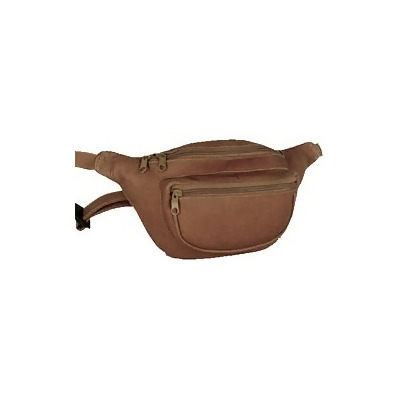 David King & Co 403C Two Zip Waist Pack- Cafe 