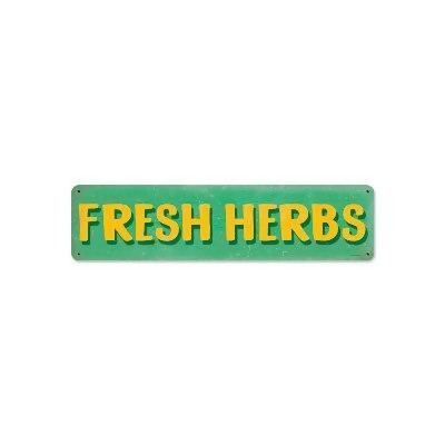 Past Time Signs RPC303 Fresh Herbs Food And Drink Metal Sign 
