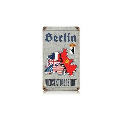Past Time Signs V058 Berlin Axis Military Vintage Metal Sign 