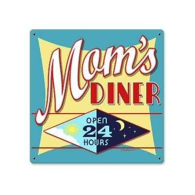 Past Time Signs RPC133 Moms Diner Food And Drink Metal Sign 