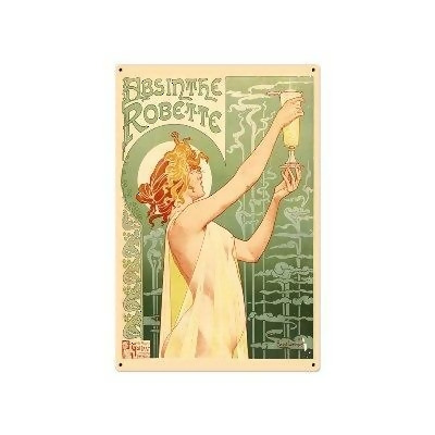 Past Time Signs VXL022 Absinthe Robette Food and Drink Metal Sign 