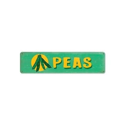 Past Time Signs RPC309 Peas Food And Drink Metal Sign 