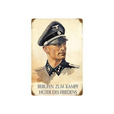 Past Time Signs V671 Befuren Kampf Axis Military Vintage Metal Sign 
