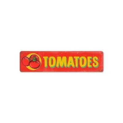 Past Time Signs RPC295 Tomatoes Food And Drink Metal Sign 