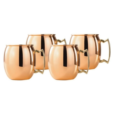 Select Home 818850012315 Set 4 16 Ounce Moscow Mule Copper Mugs 