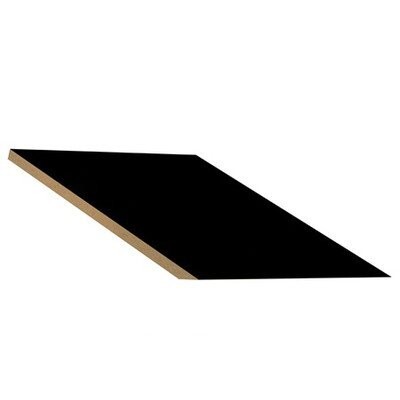 Salsbury 33381BLK Sloping Hood Filler In-Line - 15 Inches Wide - For 21 Inch Deep Designer Wood Locker - Black 