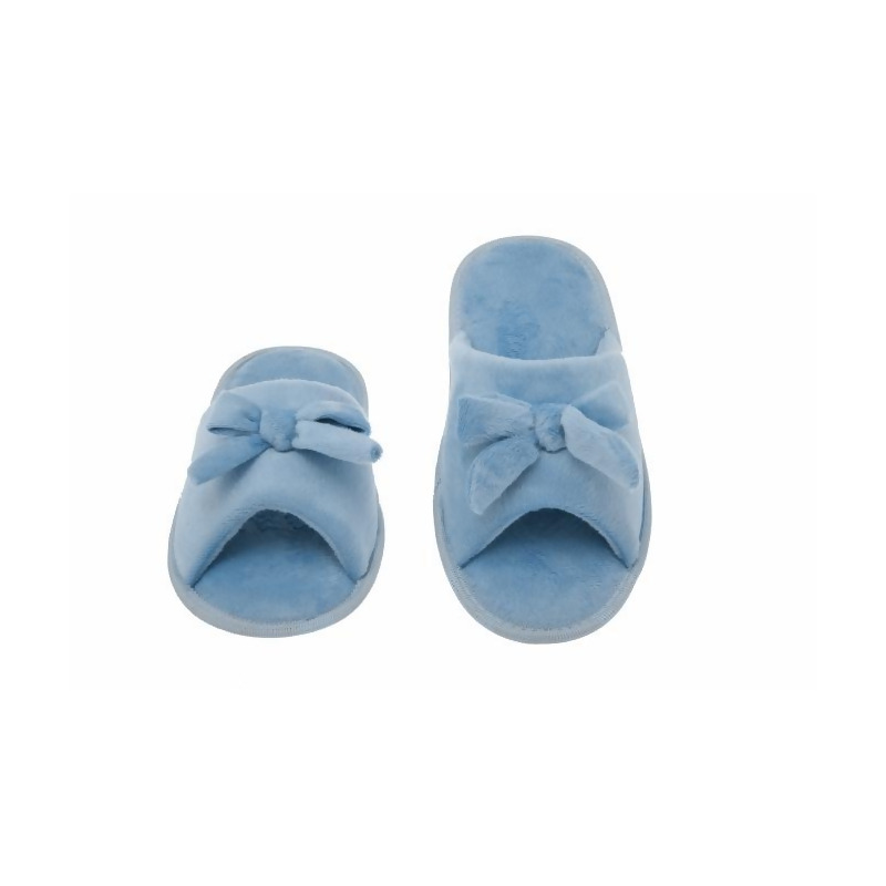 womens open toe memory foam slippers