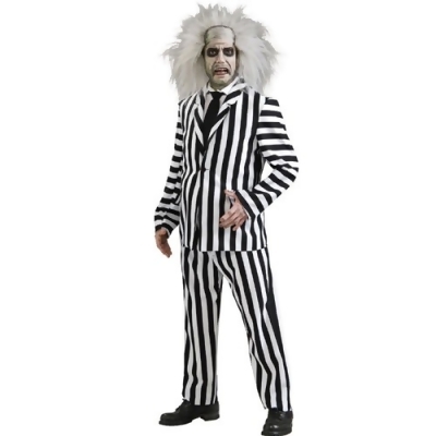 Rubies Costume Co 33057 Beetlejuice Deluxe Beetlejuice Adult Costume Size Standard One Size Men Size 46 Chest 6 From Unbeatablesale At Shop Com