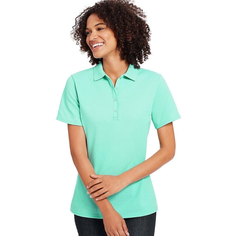 hanes polo shirts