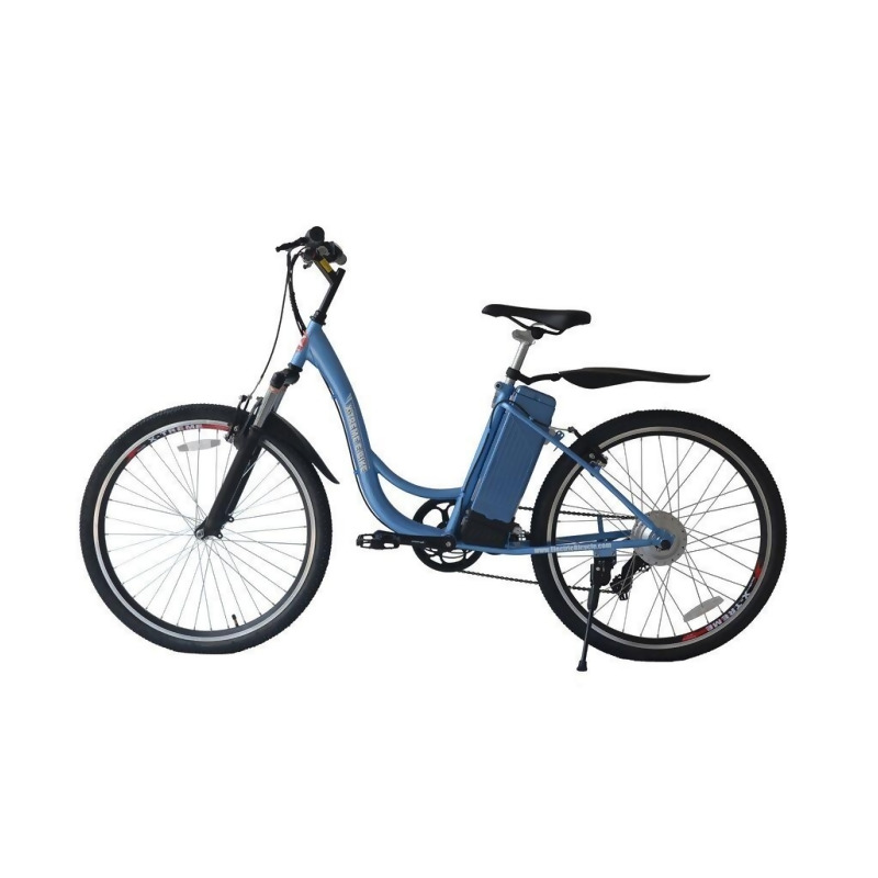 baby blue mountain bike