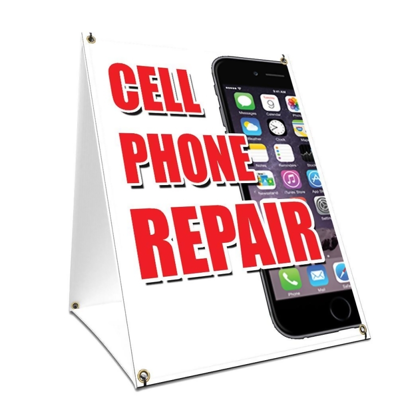 SignMission SBC-1824-Cell Phone Repair 18 x 24 in. A-Frame Sidewalk ...