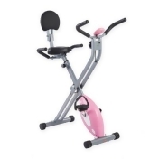Sunny Health & Fitness SF-RB1117 Folding Recumbent Bike in Pink Sunny Health & Fitness SF-RB1117 Folding Recumbent Bike in Pink