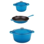 BergHOFF® Neo 5-Piece Cast Iron Cookware Set in Blue BergHOFF® Neo 5-Piece Cast Iron Cookware Set in Blue