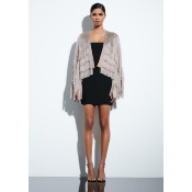 Gold Metallic Fringe Jacket, Gold Gold Metallic Fringe Jacket, Gold