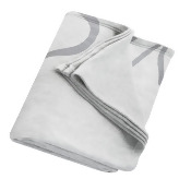 Calvin Klein - Cropped Logo Throw/Blanket - Grey Calvin Klein - Cropped Logo Throw/Blanket - Grey