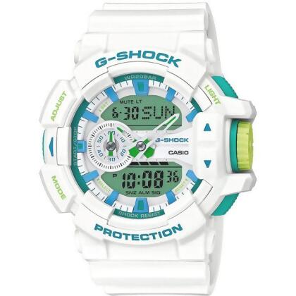 Casio G Shock 酷勁大錶徑運動腕錶 白 Ga 400wg 7adr From Friday購物