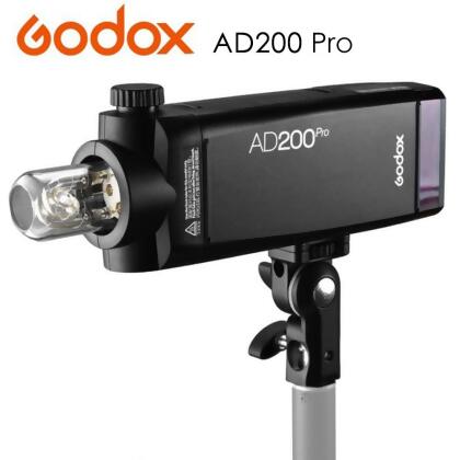 GODOX 神牛 AD200 PRO 雙燈頭 TTL 閃光燈 口袋燈 外拍燈 棚燈(公司貨) 