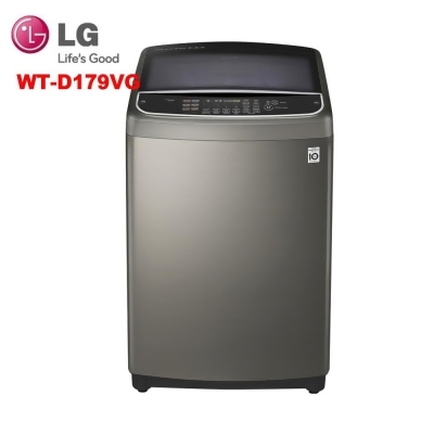LG樂金 17公斤 第3代DD直立式變頻洗衣機 WT-D179VG(不鏽鋼銀) 