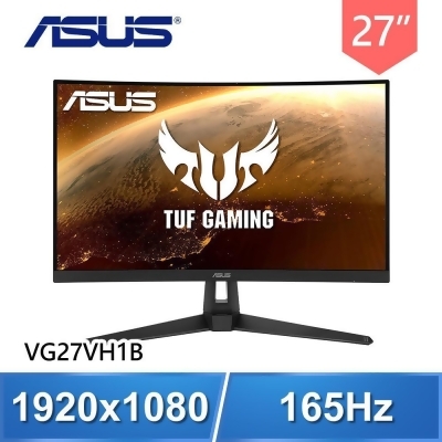 ASUS 華碩 TUF Gaming VG27VH1B 27型 1500R 曲面電競螢幕 
