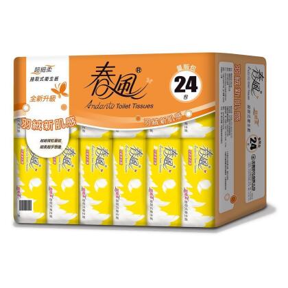 【春風】超細柔抽取式衛生紙110抽*24包*3串/箱 