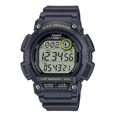 CASIO 卡西歐 運動電子男錶 樹脂錶帶 計步器 防水100米 WS-2100H(WS-2100H-8A) 