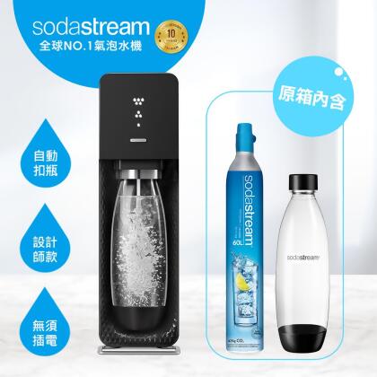 truck sodastream優惠組氣泡水機spirit 500ml水瓶x2 有機糖漿x1 購物袋