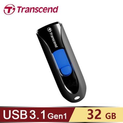 【Transcend 創見】JetFlash 790 32G USB 3.1 隨身碟 黑色 