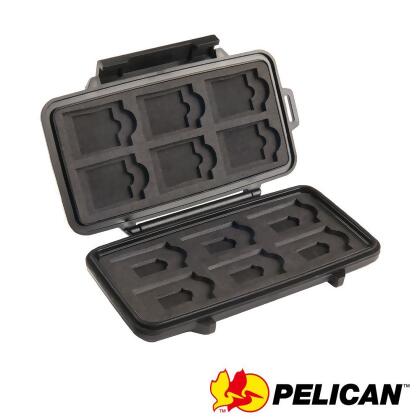 美國 PELICAN 0915 SD記憶卡盒 (黑) 通用收納箱 公司貨 
