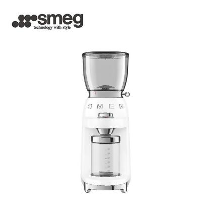 【SMEG】義大利復古美學 定量磨豆機-珍珠白