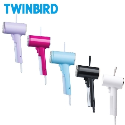 (美安獨家)日本TWINBIRD-美型蒸氣掛燙機TB-G006TW(丁香紫/桃紅/冰河藍/黑/白)-5色可選 