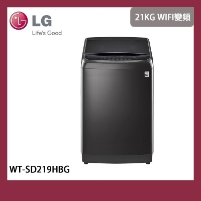 【LG 樂金】21KG WiFi第3代DD直立式 變頻洗衣機 極光黑 (WT-SD219HBG) 含基本安裝 