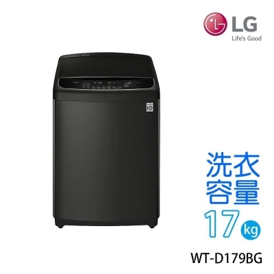 【LG樂金】WiFi第3代DD直立式變頻洗衣機 極光黑- WT-D179BG 送基本安裝 