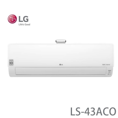 【LG樂金】DUALCOOL WiFi雙迴轉變頻空調-豪華清淨型_4.3kw LS-43ACO-含基本安裝 