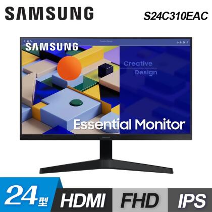 【SAMSUNG 三星】S24C310EAC 24型 平面窄邊美型螢幕 
