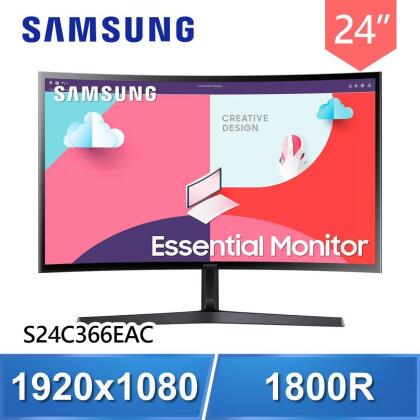 Samsung 三星 S24C366EAC 24型 1800R曲面螢幕 