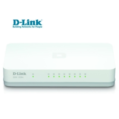 D-Link友訊 DGS-1008A 網路交換器 