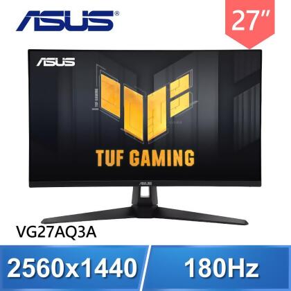 ASUS 華碩 TUF Gaming VG27AQ3A 27型 2K 180Hz Fast IPS 電競螢幕 