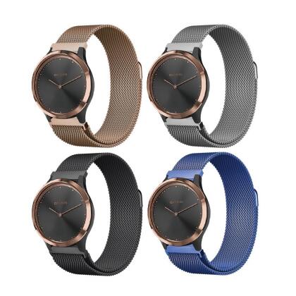 【Timo】Garmin 20mm 米蘭尼斯磁吸式錶帶 