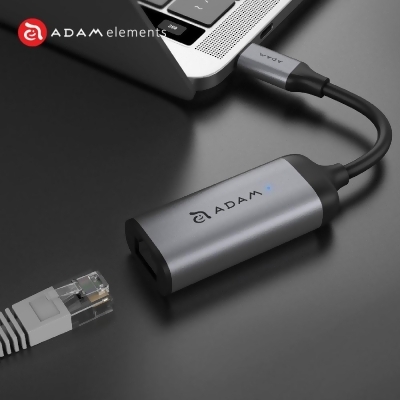 【亞果元素】CASA e1 USB Type-C 公對 Gigabit 高速乙太網路 轉接器 