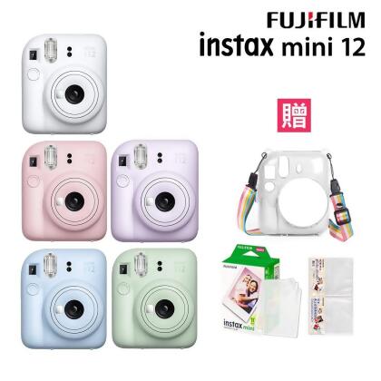 【贈水晶殼20張底片組合】 富士 FUJIFILM instax mini 12 拍立得相機 即可拍 公司貨 